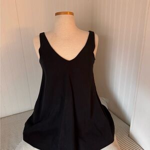 Hatch Black V-Neck Swing Tank